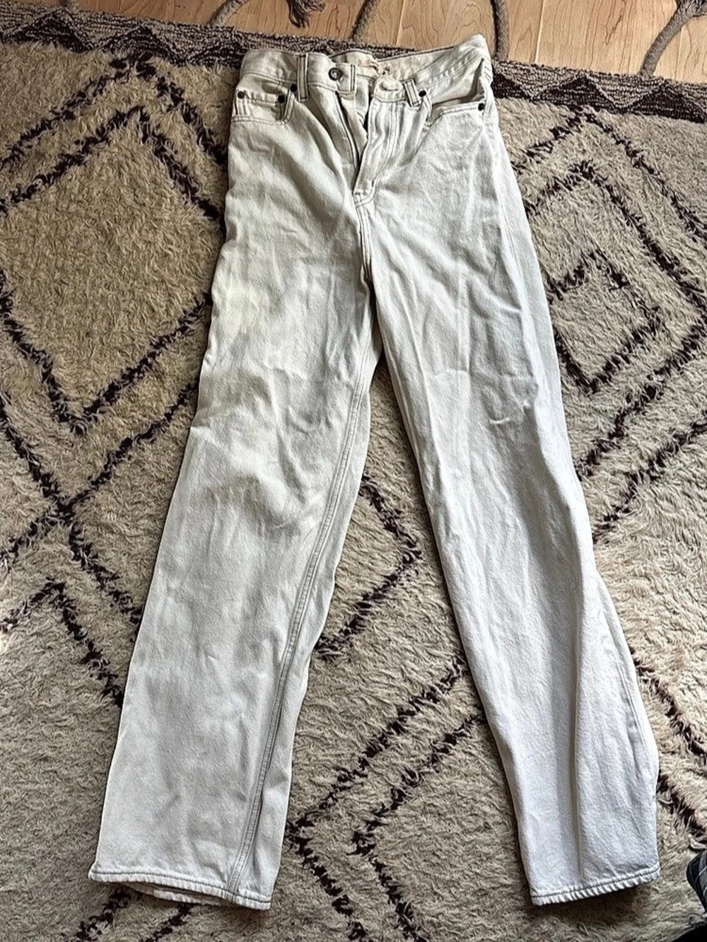 Levi's High Loose Straight Leg Jeans Waist 25